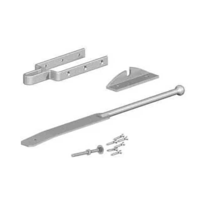 Spring Fastener Set with Central Closing Catch 600mm