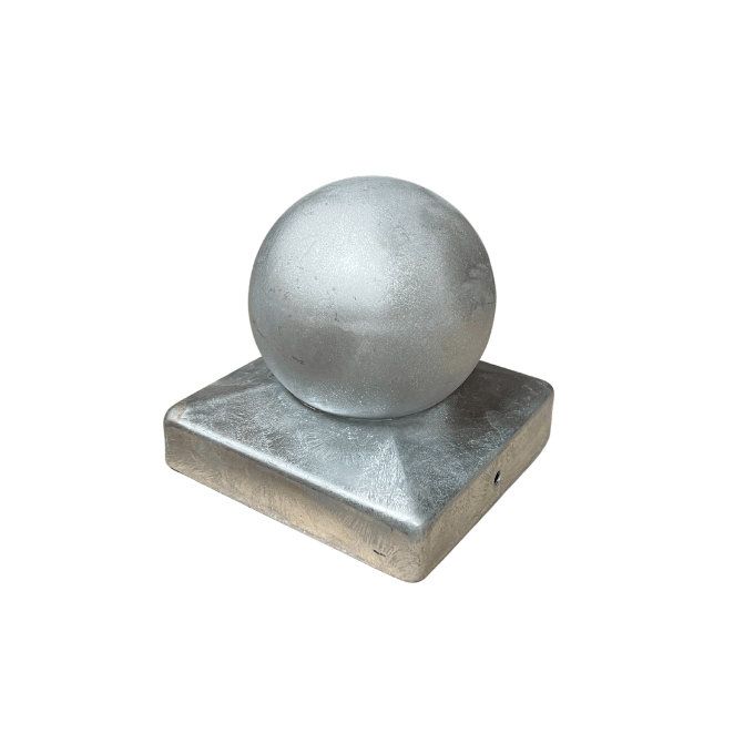 Metal Ball Fence Post Cap & Finial for 100mm Posts