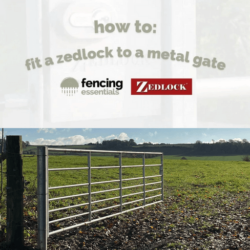 How to Fit a Zedlock Gate Lock to a Metal Gate