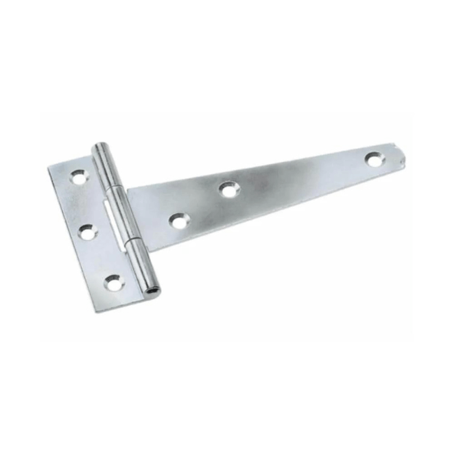 EASYFIX Bright Zinc Plate Light Tee Hinges with Fittings 10 Inch