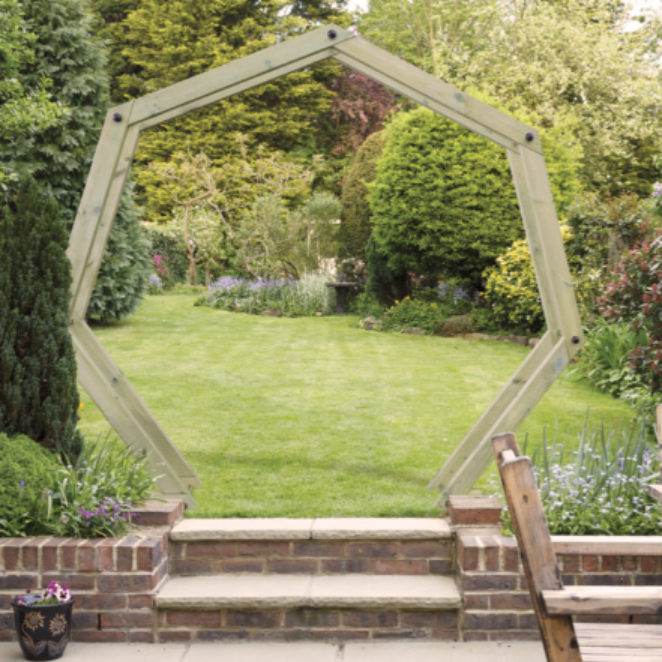 Hexagon Moon Gate
