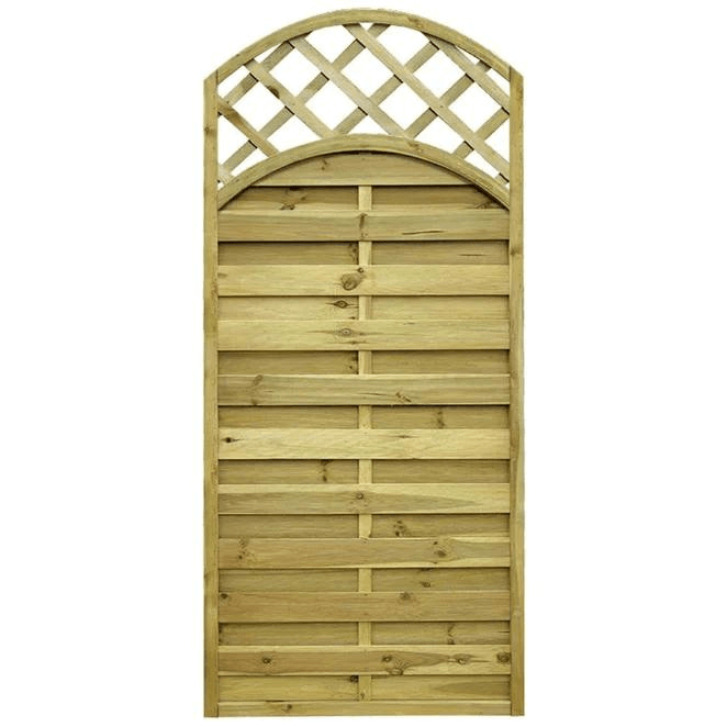 San Remo Bowtop Gate with Trellis