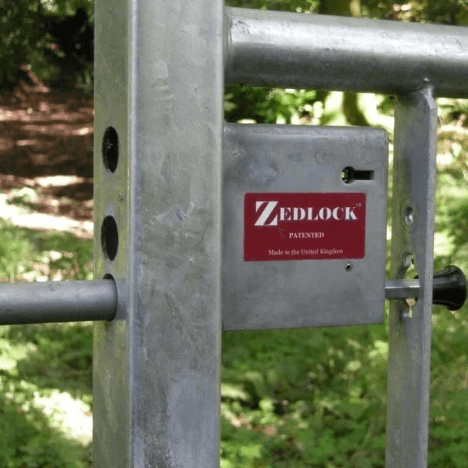 Zedlock S50G3 3 Lever Gate Lock for 50mm x 50mm Metal Frames