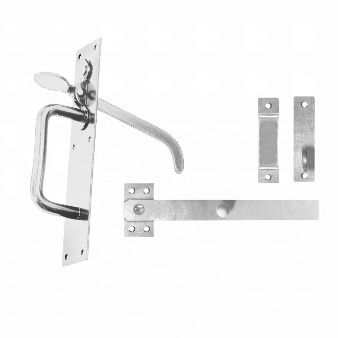 EASYFIX Suffolk Latch Long Thumb Bit with Fittings - Size No. 5 - Galvanised