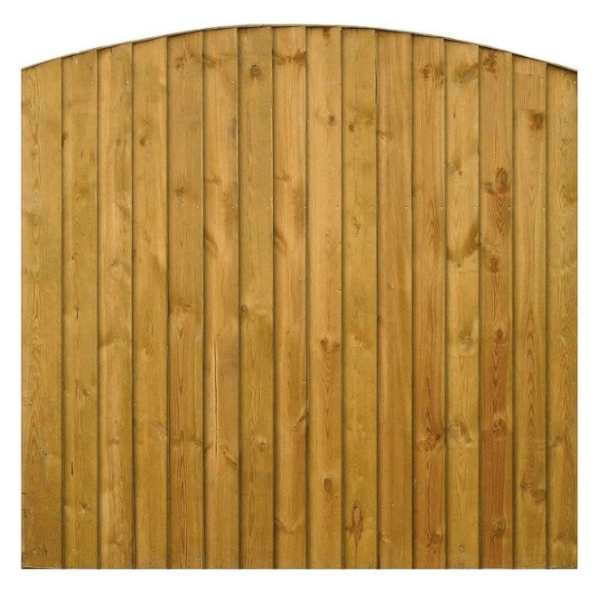 Bowtop Vertical Board Fence Panel