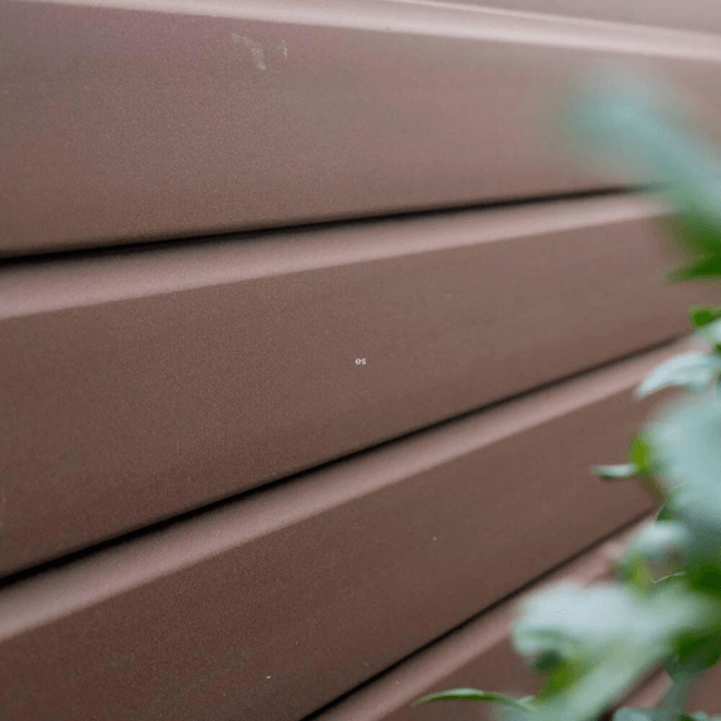 uPVC Fence Panels/Gravel Boards Composite Chestnut Brown