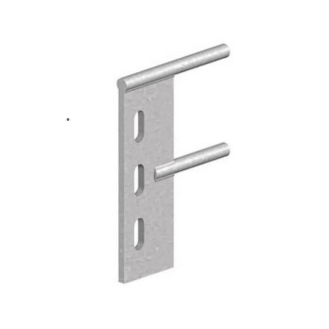 Metal Two Pin Capping Rail Cleat 150mm