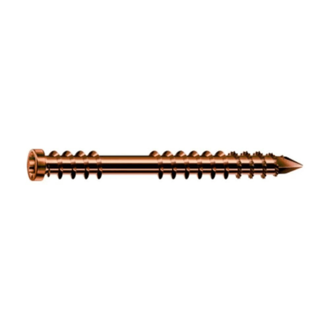 SPAX A2 Stainless Steel Decking Screws M5 - 5mm x 50mm (Antique Stainless Steel)