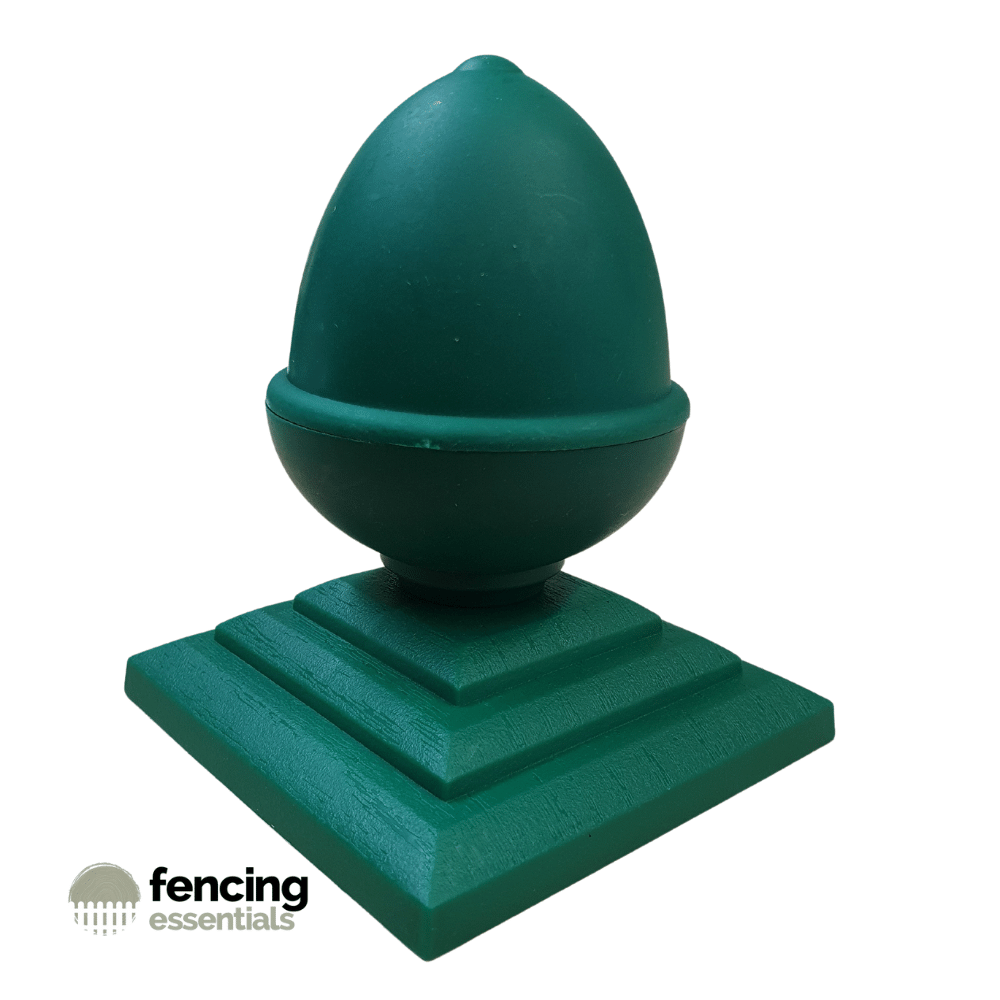 Fence Finial Acorn Shape Square Fence Post Cap, 45% OFF