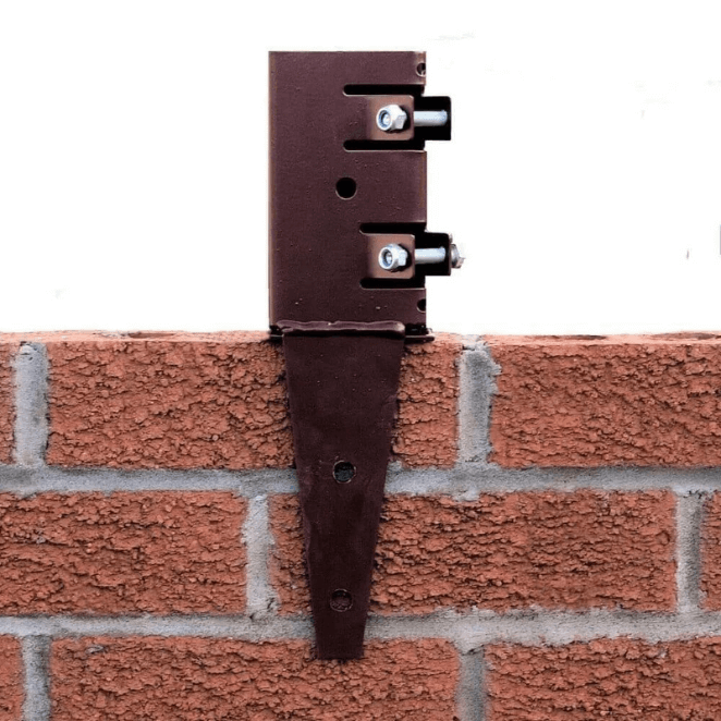 Metpost Wall Anchor for 75mm Posts