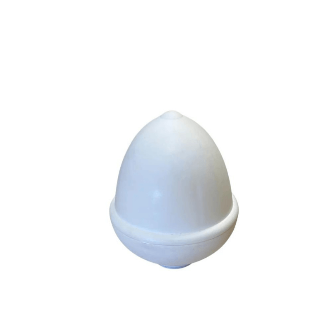 Plastic Acorn Finial White
