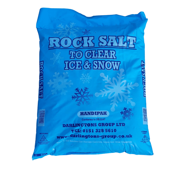Brown Rock Salt De-Icer