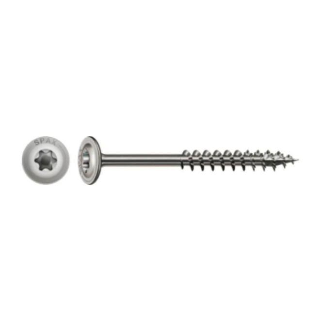 SPAX A2 Stainless Steel Washer Head Screws M8 - 8mm x 140mm