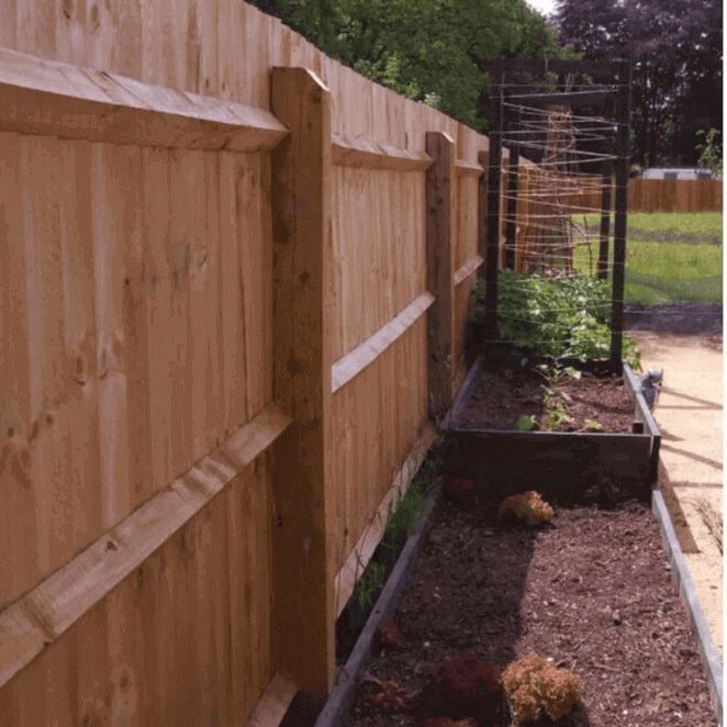 8ft V Notched Post Post for Feather edge Fencing Essentials