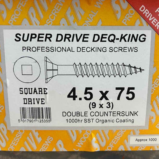 Super Drive Deq-King Professional Decking Screws