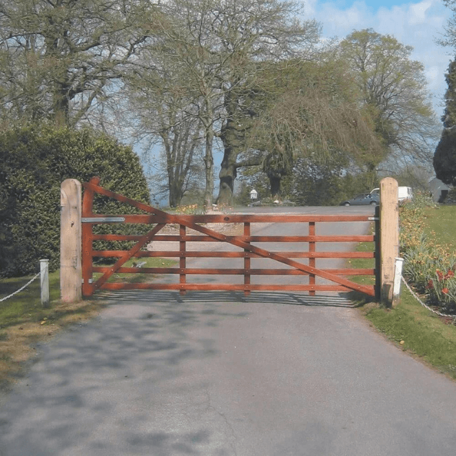 Estate Five Bar Gate - Softwood or Hardwood - Fencing Essentials