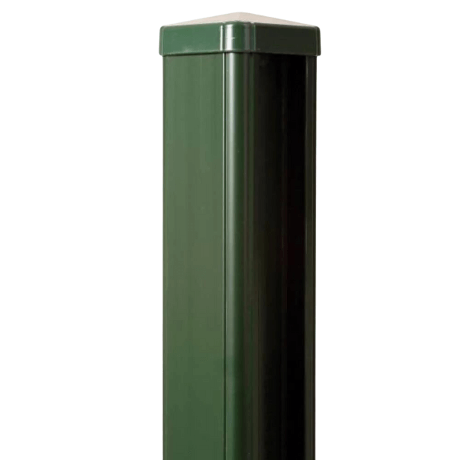 9ft uPVC Fence Post - Classic Range - Green