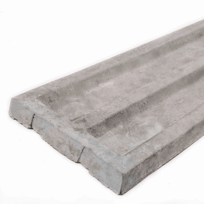 6 inch Concrete Gravel Boards Recessed