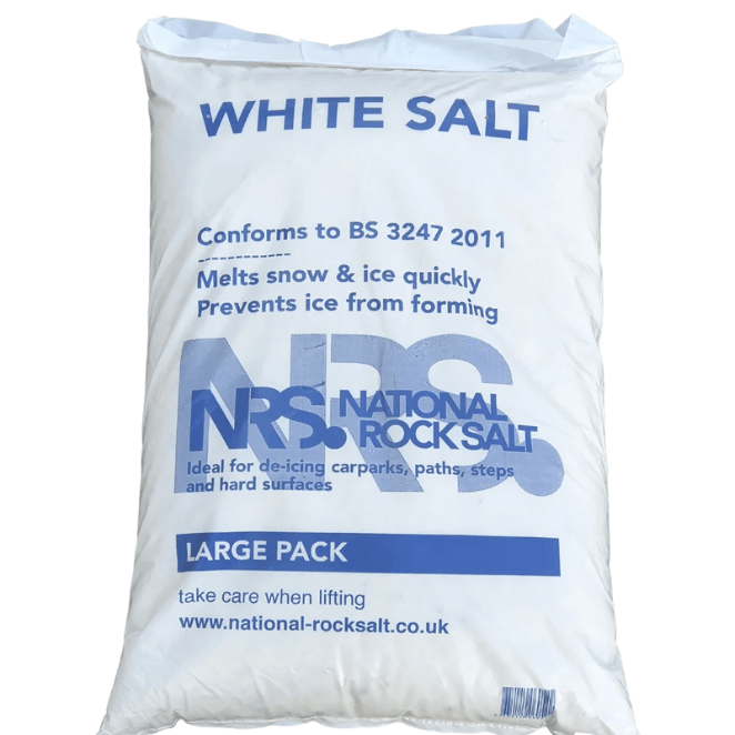 White Rock Salt De-Icer - 25kg Bag