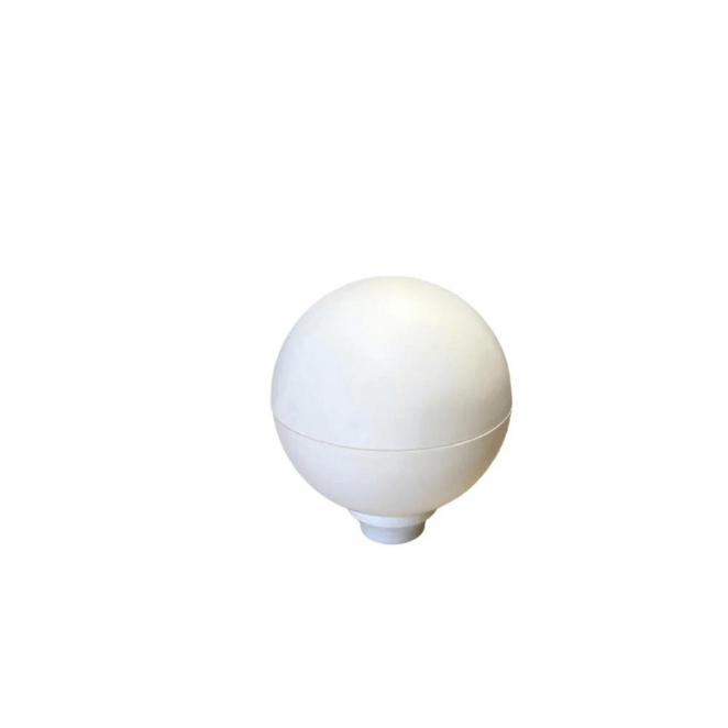 Plastic Ball Finial White