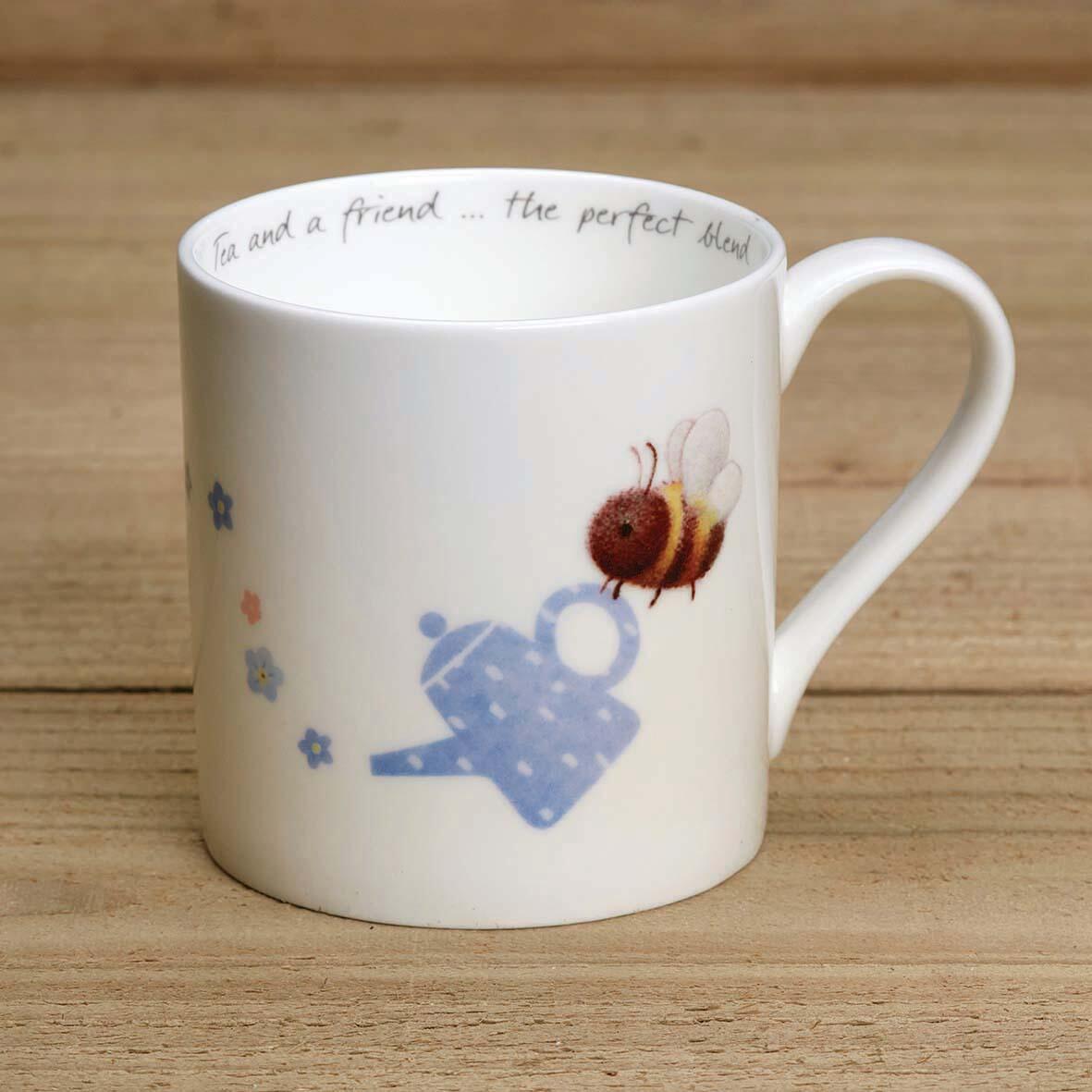 Bone China Mug - Bumble Bee Teapot front