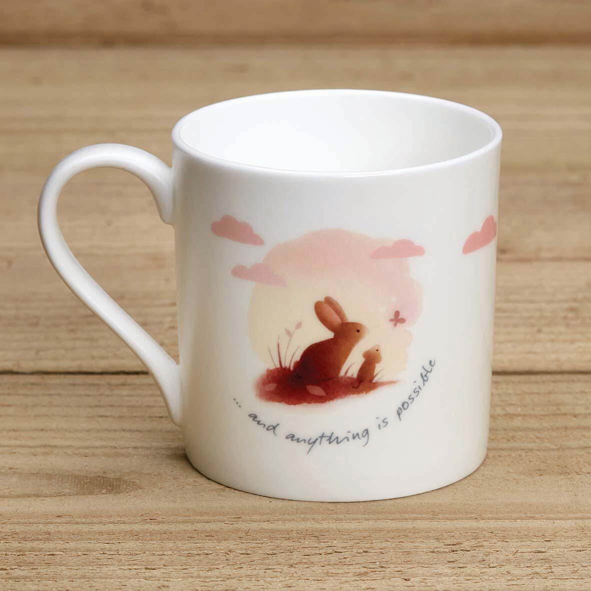 Bone China Mug - FYD Rabbits rev