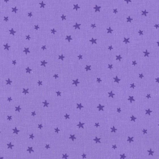 Small Stars Purple Cotton Fabric FQ