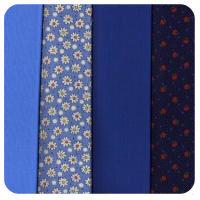Blue Tones Quilt Patchwork Fabric Fat Quarters