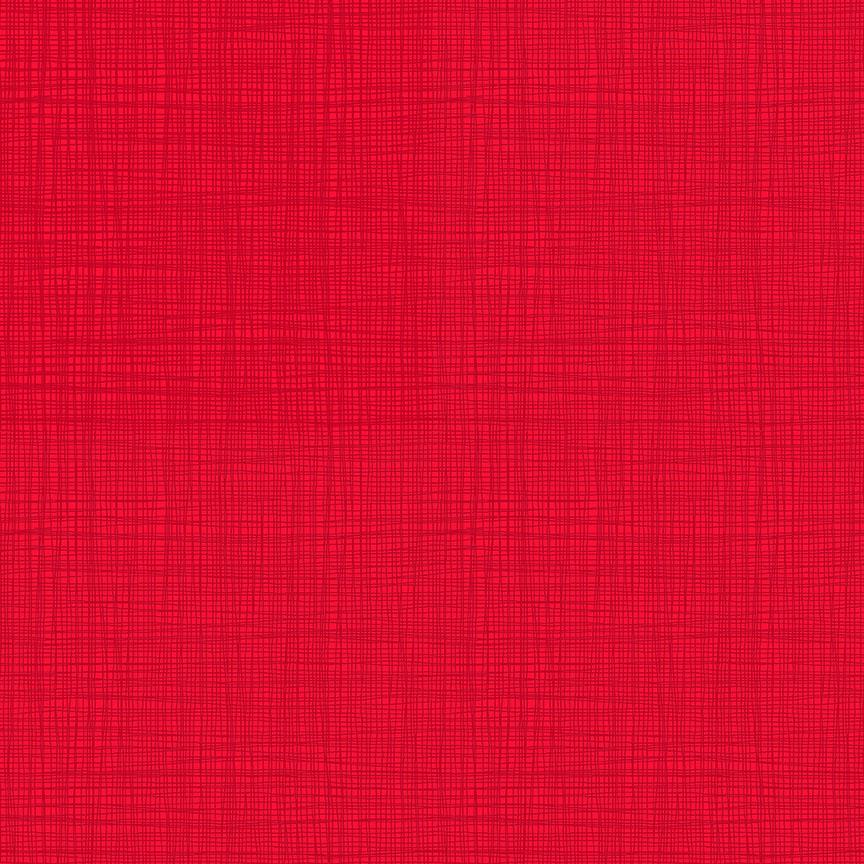 Lollipop Red Linea Cotton Fabric