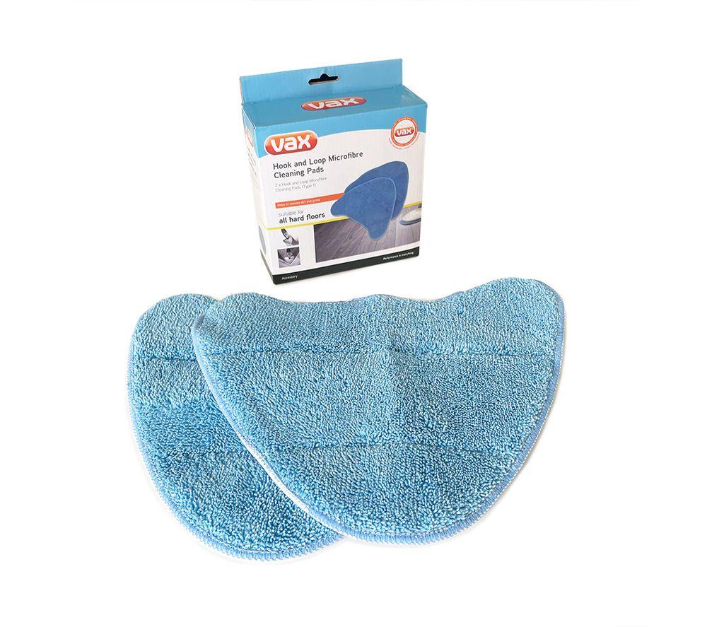 2 x Microfibre Compatible Steam Mop Cloth Pads for Vax S2 Hard Floor Master 