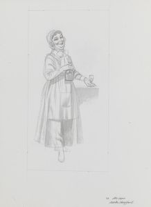 Martin Chuzzlewit - Mrs Gamp art by Ron Embleton