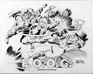 F.O.O.G. Friends Of Old Gerber (Portfolio) art by Jack Kirby and Charles Vess and Jeffrey Jones