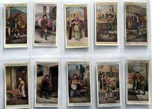 Full Set of 25 Cigarette Cards: Cries of London 2nd (1916) by Various