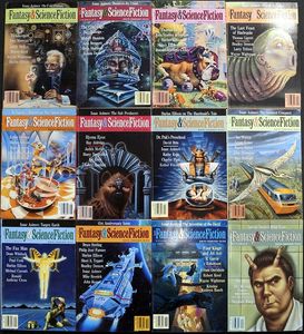 Fantasy & Science Fiction: 1990 (Complete) - Volume 78 & Volume 79, (12 issues)