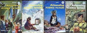 Astounding SF (UK) 1957 - Set 1 (4 issues)