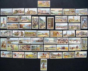Complete Set of 50 'Overseas Dominions: Australia' Wills Cigarette Cards (1915)