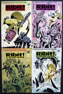 Ribit! by Frank Thorne: FOUR volumes #1 -#4 by Frank Thorne