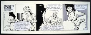 Modesty Blaise Daily Strip #7753 art by Enric Badia Romero