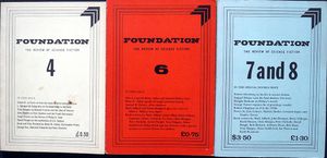 Foundation: The International Review of Science Fiction (3 issues)