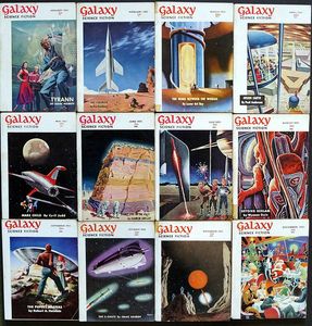 Galaxy Science Fiction: 1951 (COMPLETE) by Ray Bradbury, Robert A. Heinlein, Isaac Asimov, Lester Del Rey, Jack Vance, et al