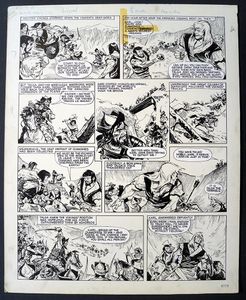 Karl The Viking: Excited Vikings art by Edward Drury