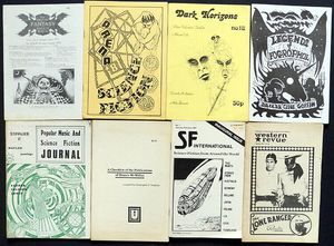 Assorted Fanzines: Science Fiction, Fantasy, B - Westerns (8 ZINES)