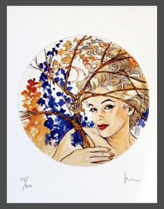 Marilyn Monroe art by Milo Manara