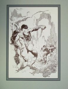 Edgar Rice Burroughs 4 Stone Knives art by Frank Frazetta