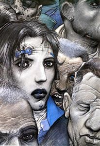 Transit art by Enki Bilal