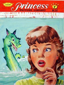 Princess Picture Library: Sue and the Leafmere Monster art by Michel Atkinson