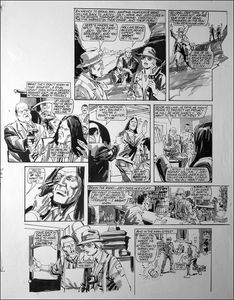 Fall Guy - Above El Camino (TWO pages) art by Jim Baikie