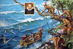 Francis Drake art by Severino Baraldi