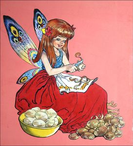 Fairy at Work art by Jesus Blasco