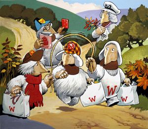 The Wombles - Jelly and Glue (TWO pages) art by Jesus Blasco
